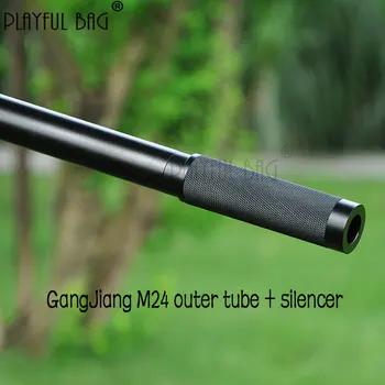 

PB Playful bag Outdoor sport Gangjiang M24 model refitting accessory Outer Tube Upgrade material Gel ball toy parts QA28S.2