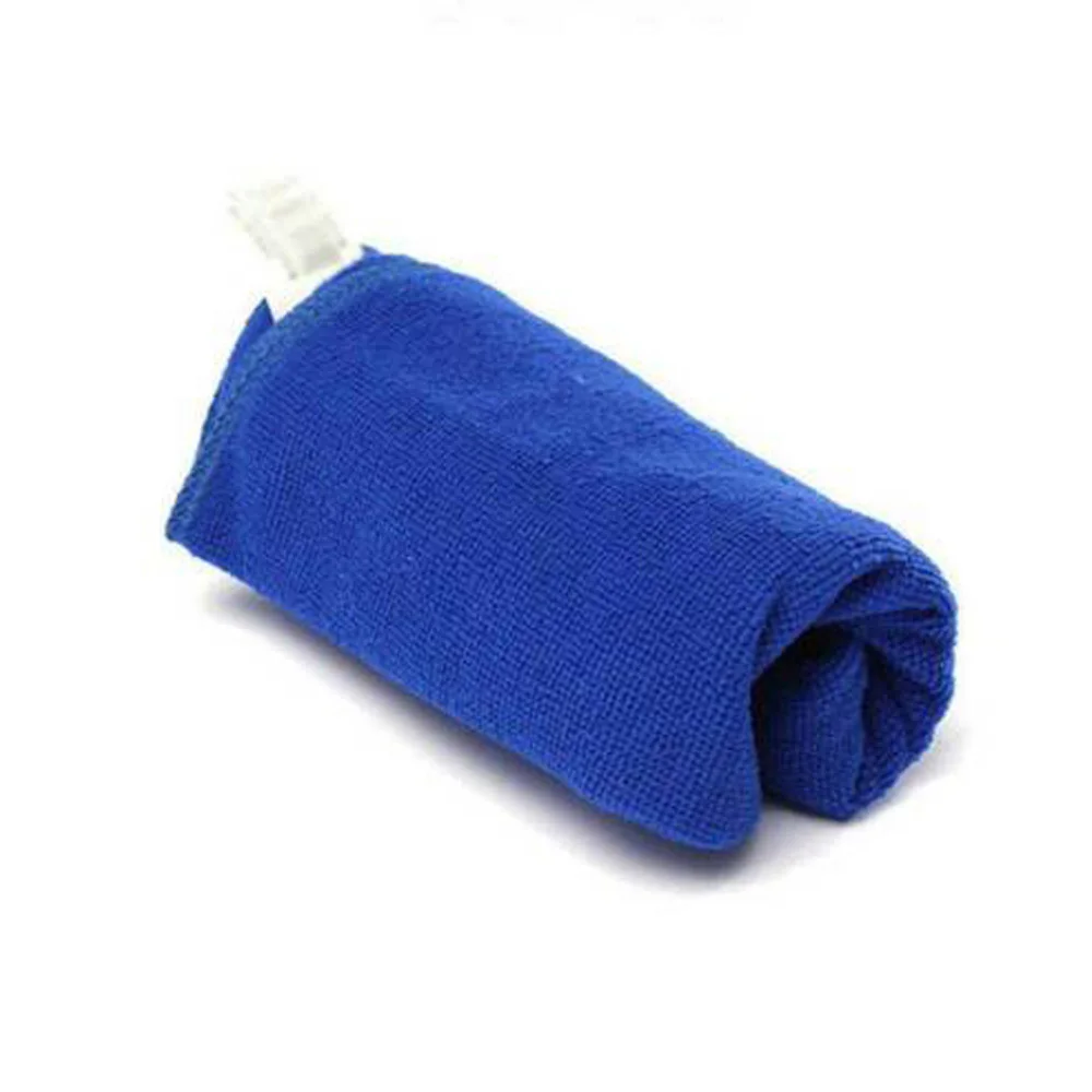 

30*60cm Microfiber Towel Kitchen Wash Auto Car Home Cleaning Wash Cloth Blue