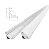 1-30pcs 50cm LED Bar Light Housing V Shape Triangle Aluminum Profile Mikly Clear Cover Connector Clip Channel for 12mm PCB Strip ► Photo 1/6