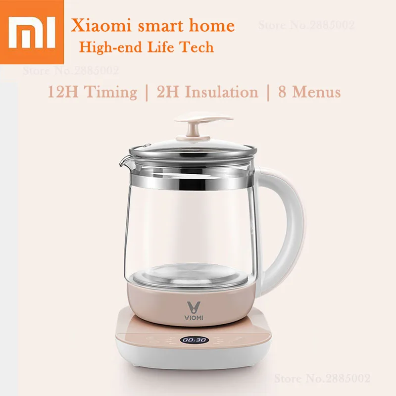 

Xiaomi Yunmi Health Preserving Pot Electric Water Kettle Timing Insulation Automatic Power-off Tea Pot Kitchen Thermal Teapot