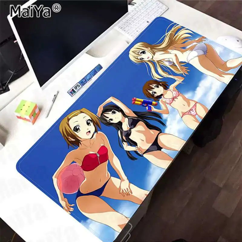 Maiya New K-On! Сексуальная девушка Япония Аниме прочный резиновый коврик для мыши резиновый ПК компьютерный игровой коврик для мыши