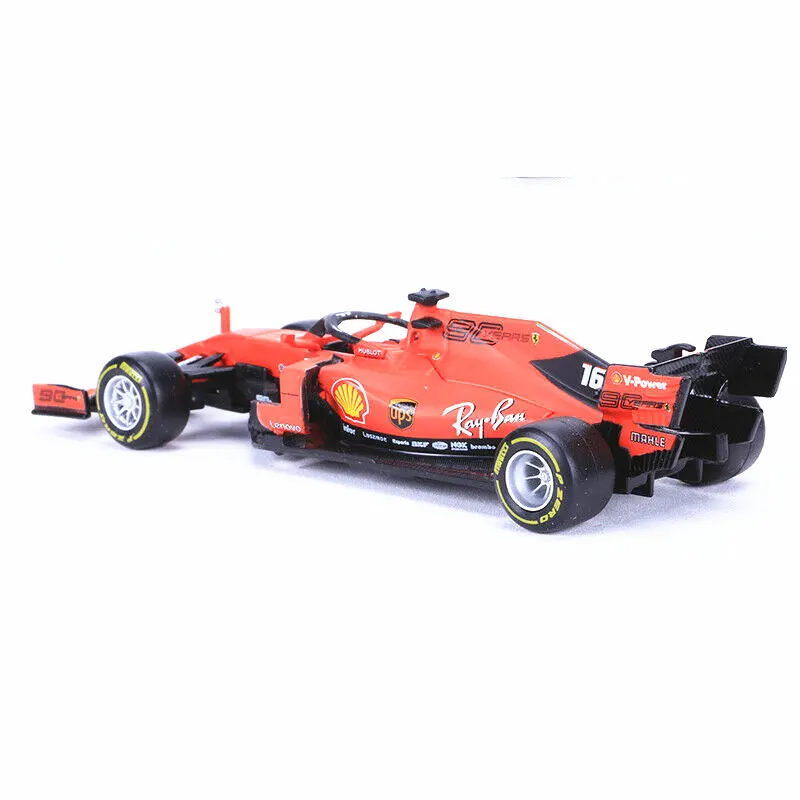 

1:43 Charles Leclerc 2019 Ferrari F1 SF90 #16 Metal Racing Vehicle Diecast Pull Back Cars Model Toy Collection Xmas Gift