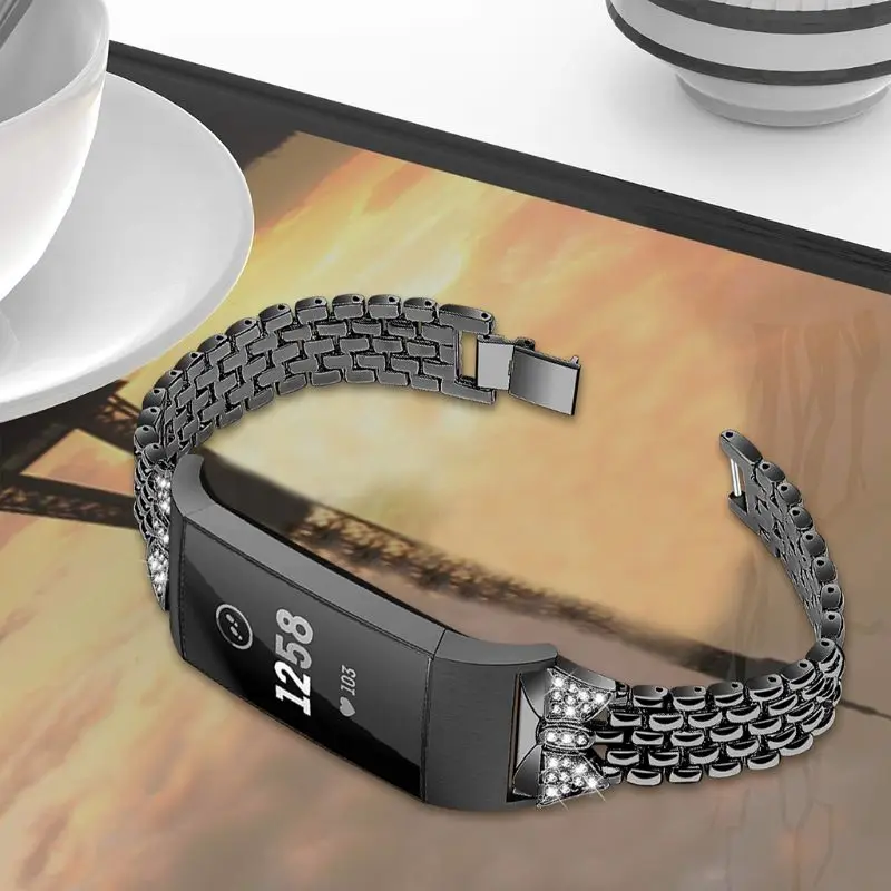 Металлический ремешок для часов Ремешок для Fitbit Charge 3 ремешок для часов 95AF
