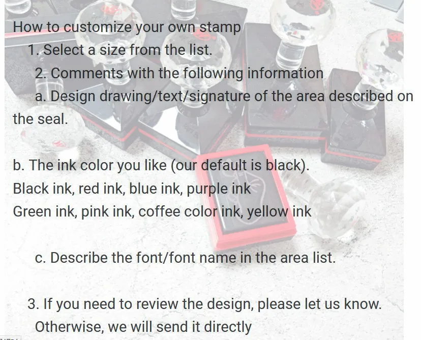 Self Inking Stamp Custom Your Own Logo Photosensitive Rubber Personalize