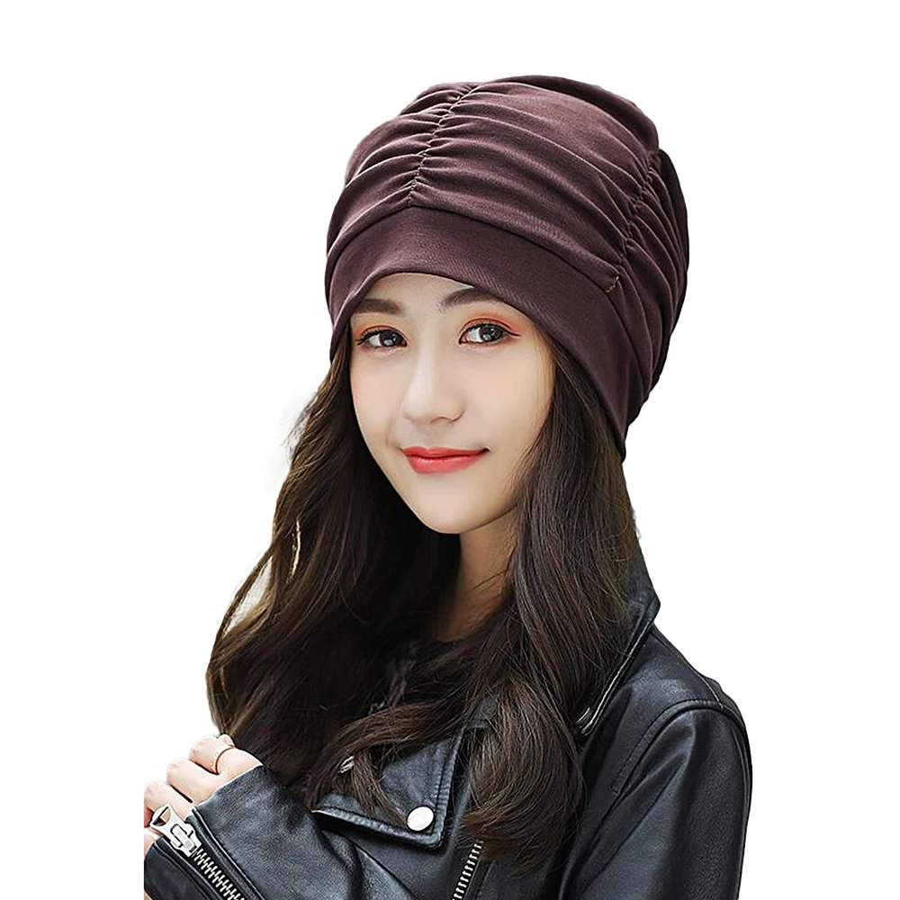 Coffee Winter Beanie Hat for Women Windproof Warm Cycling Cap Winter Outdoor Hat Warm Outdoor Hat - Цвет: Coffee