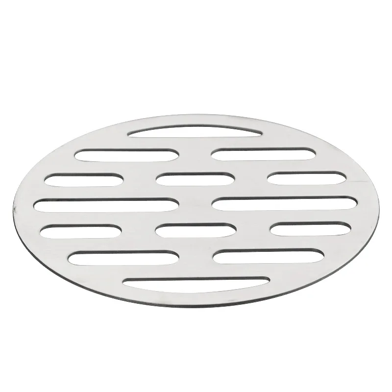1PC 10CM/11.2CM Round Floor Drain Covers Bathroom Supplies Tone Stainless Steel Brushed Floor Drain Covers shower drain cover floor drain floor drain filter