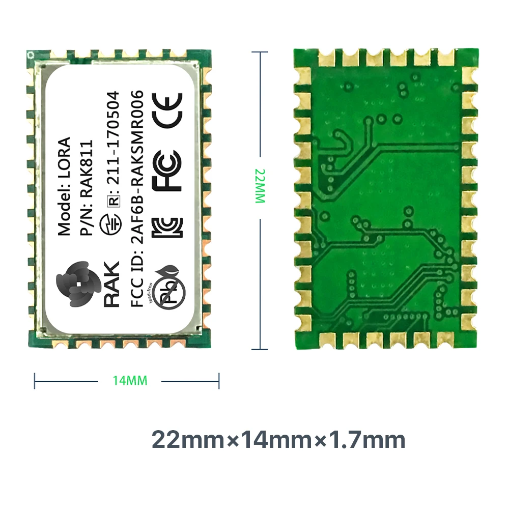 Модуль Lora низкой мощности RAK811 UART для последовательного AT командного