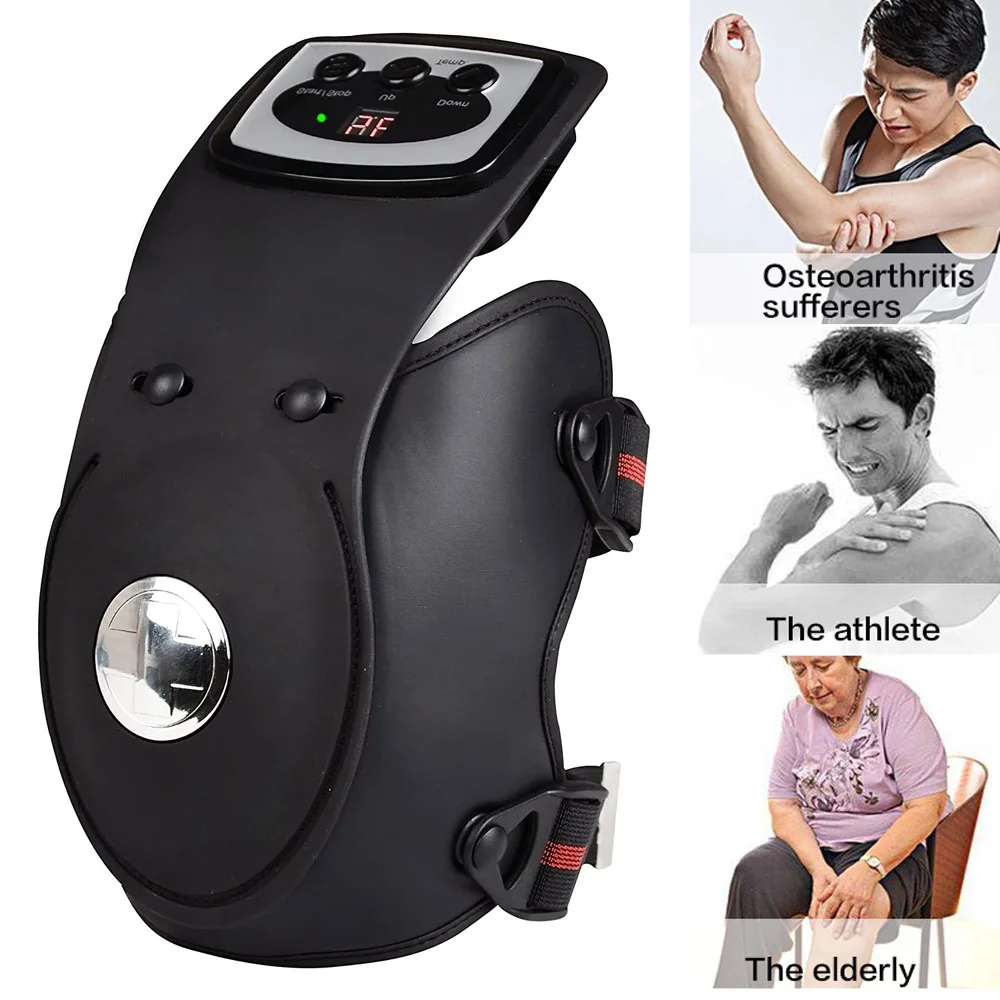 Electric Massager for Elbow Physiotherapy Machine with Heat Shoulder Arthritis Knee Joint Pain Relief Massage Device Health Care