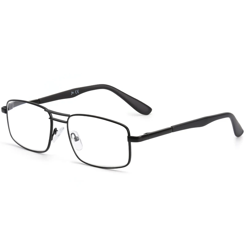 JM Ретро винтажные очки для чтения для мужчин металлические прямоугольные Ридеры