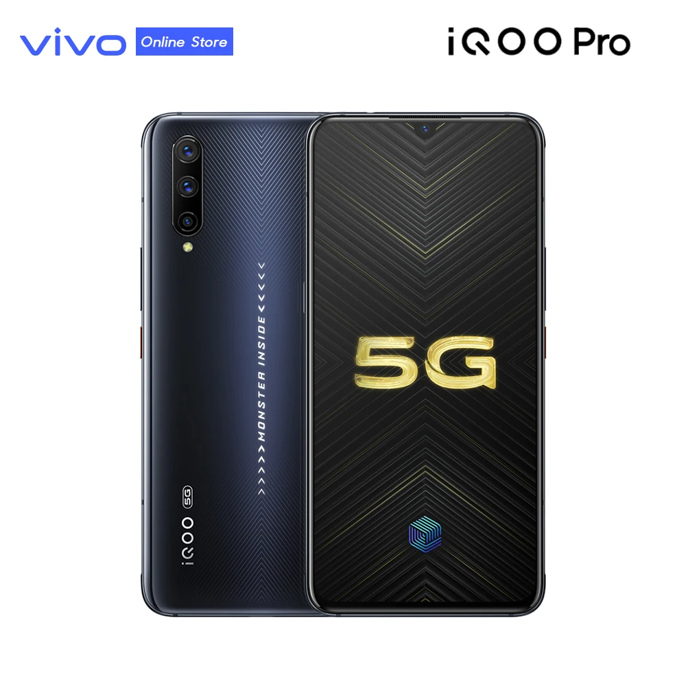 

iQOOPro Mobile Phone NFC Snapdragon 855Plus 4500mAh Big Battery 44W SuperCharge Samurai black 4D Game Smartphone