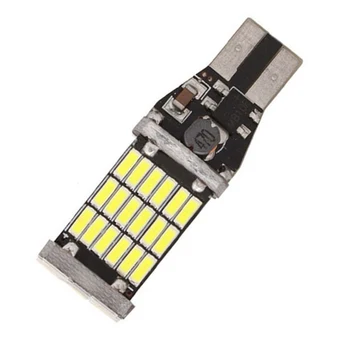 

Energy Saving Light Low Power Bulbs Truck Motorcycle T15 W16W 45 SMD 4014 Backup Reverse Super White 12V 12W