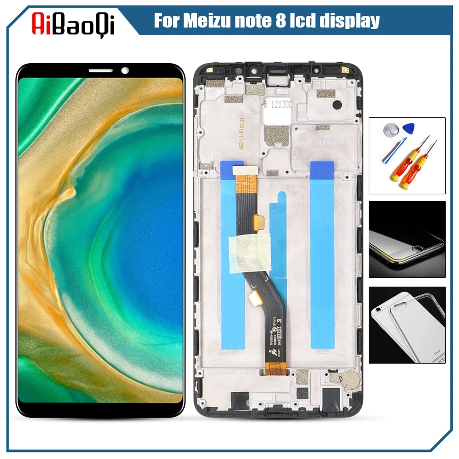 Оригинальный сенсорный экран для Meizu note 8 с цифровым преобразователем и ЖК