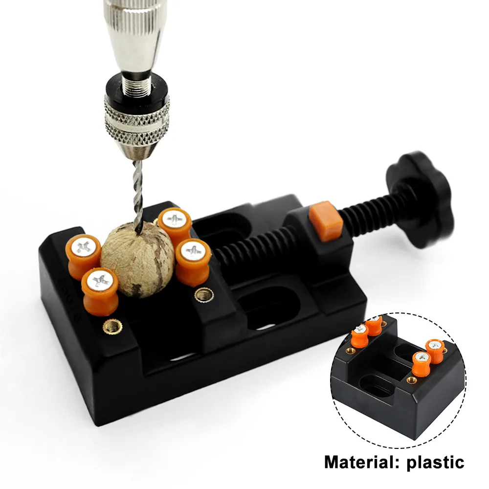 

Miniature Hobby Clamp on Table Bench Vise Tool Table Vice Carving Bench Clamp Drill Press Flat Tool Vice Muliti-Funcational