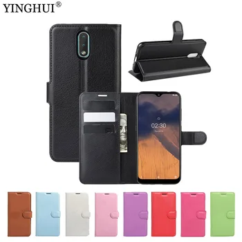 

For Nokia 2.3 Case Wallet PU Leather Cases For Nokia 2.3 Flip Cover With Stand Card Slot Function Phone Case