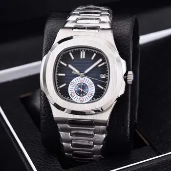 

AAA PP Automatic machinery 39mm luxury watch men Small dial work sweeping movement model No battery watches Nautilus rolexable