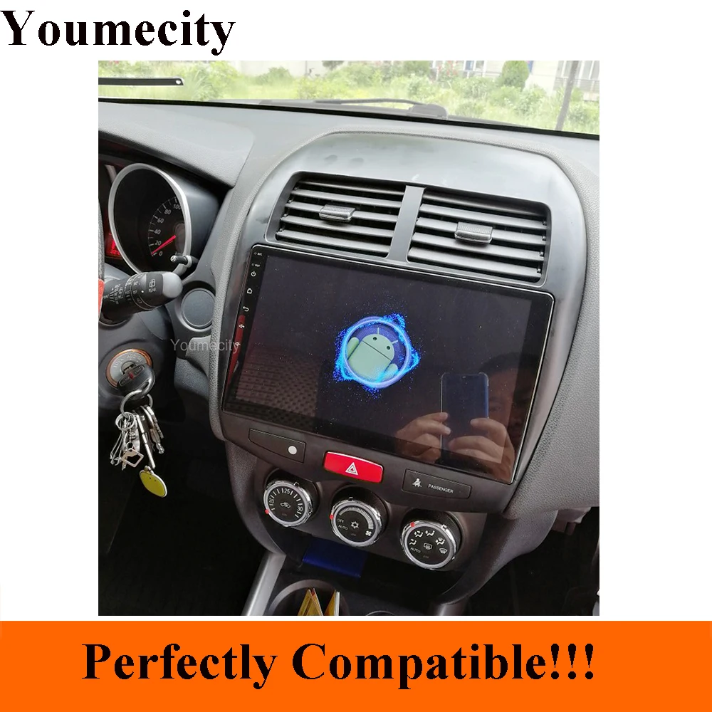 Восьмиядерный Android 9 0 автомобильный DVD для Mitsubishi ASX 2010 2011 2015 2018 gps Радио Видео