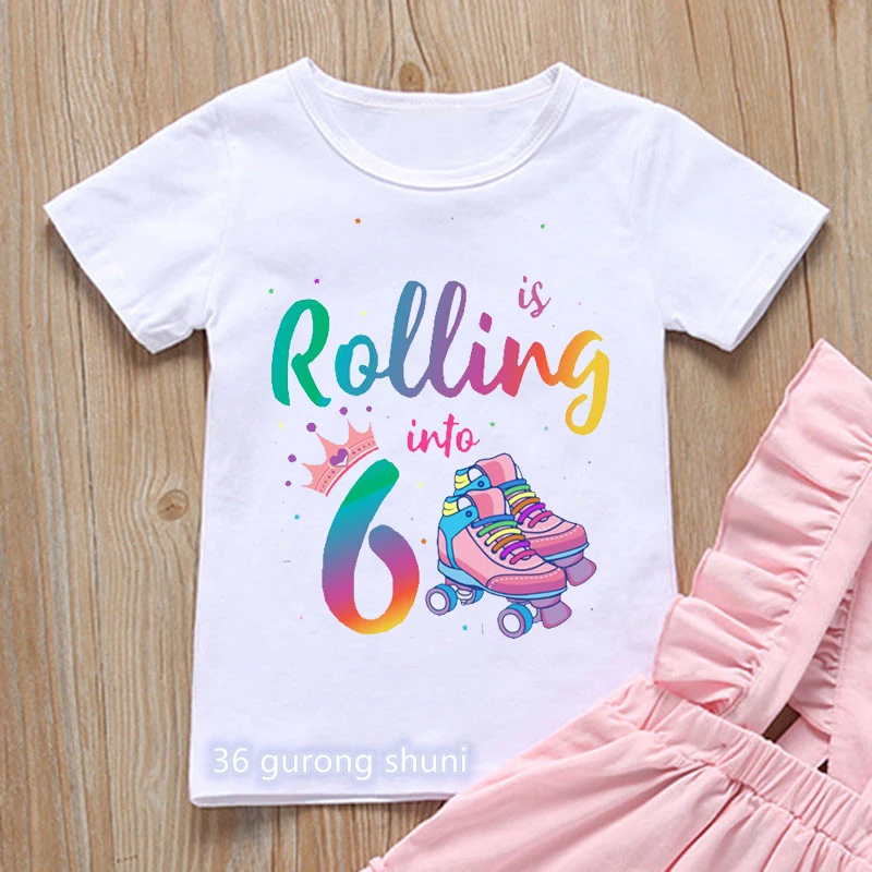T-Shirt For Boys/Girls Cool Skates Graphics 3 To 12 Years Old Birthday  Gifts Clothing Fashion Harajuku Boys/Girls Tshirt Tops 5