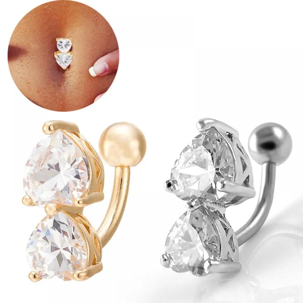 1 шт. стальные кольца для пупка Хрустальный пирсинг пупок пирсинг для пупка серьги золотые Пирсинг живота сексуальные ювелирные украшения для пирсинга