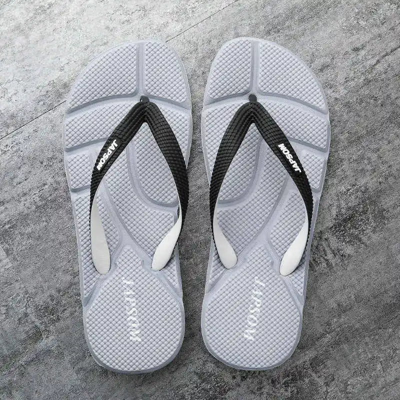 Flip Flops Men Beach Summer Shoes Man Soft Massage Home Slippers Fashion Large Sizes Casual Men's Sandals Outdoor Lazy Shoes C27