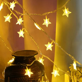 

HBU LED Waterproof Stars Light String Wedding Party led Decoration Lights Holiday Fairy Garland Lights 20M/10M/6M Christmas Lamp