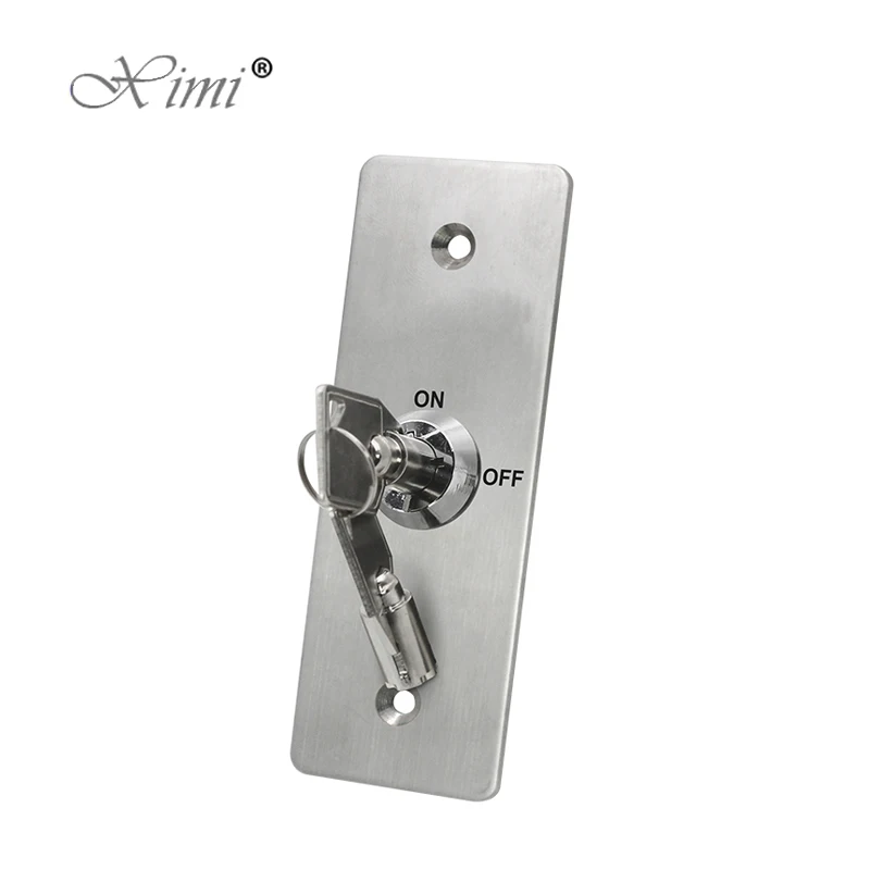 

12V 304 Stainless Steel Key Reset Emergency Exit Button Emergency Release Button Door Access Push Button