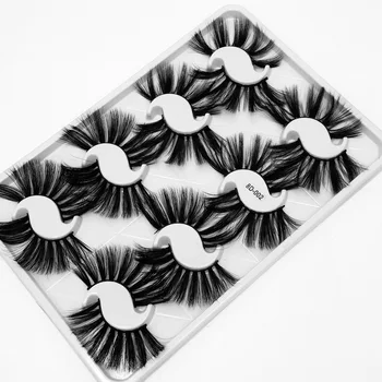 

NEW 8pair 25mm Lashes 100% Mink Hair Crisscross Thick Natural 3d Eyelashes Handmade Mink Lashes Makeup Fake Eyelashes