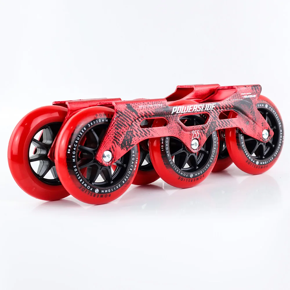 

100% Original Powerslide Speed Skate Frame 3*110mm 255mm With 110mm Powerslide Skating Wheels For 165mm Distance Patines Base