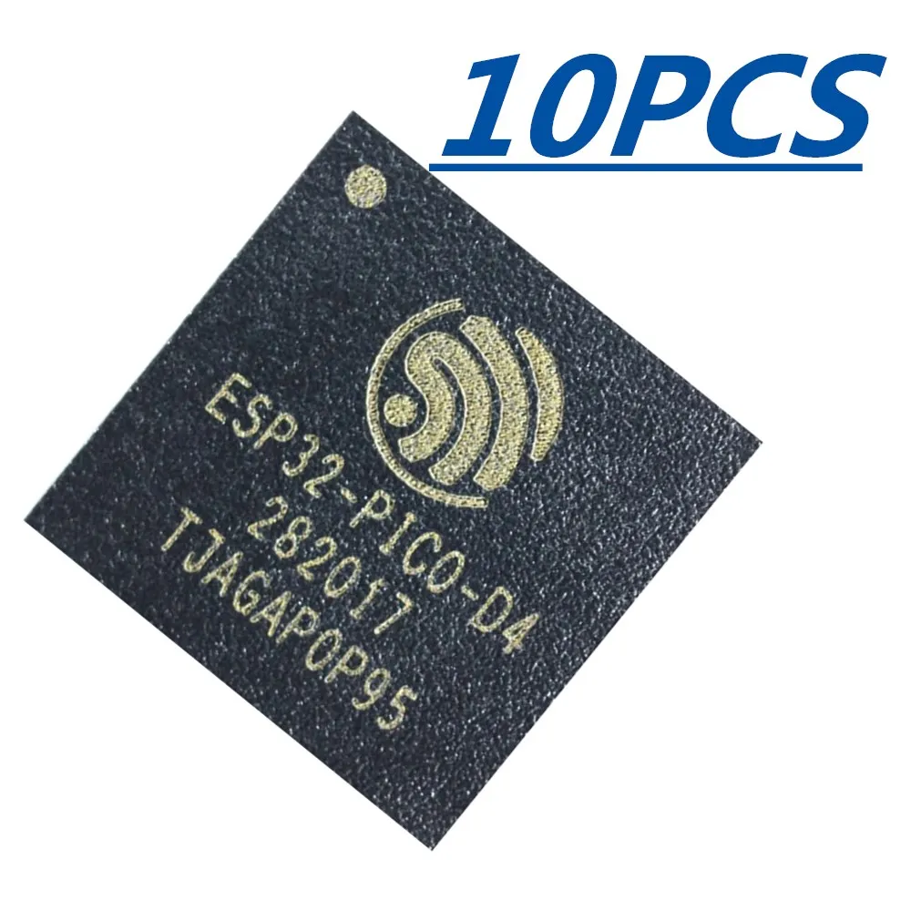 10 шт. ESP32-PICO-D4 QFN48 ESP32 SIP модуль Встроенный 2 4 ГГц Wi-Fi Bluetooth Двухрежимная одночипового