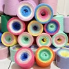 300g 100% Organic Cotton Blend Yarn spring/summer Cake yarn Gradient Color Crochet shawl blanket DIY Hand-woven Yarn XJ07 ► Photo 2/6