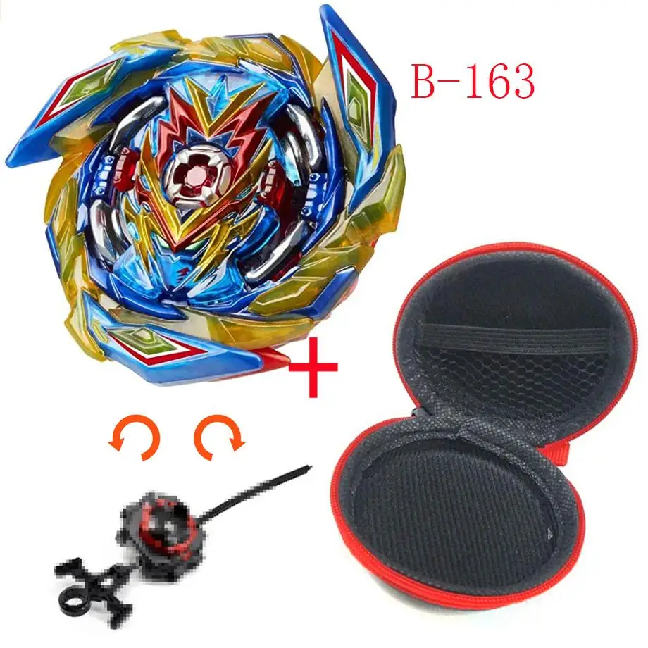 Волчок Beyblade Burst B163 с лаунчером металлический сплав блейд бейблэйд Ахиллес Феникс
