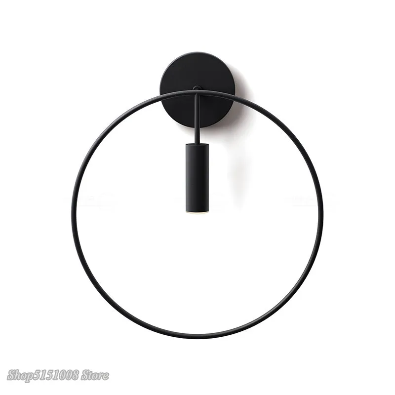 Минималистичная настенная лампа в скандинавском стиле современный светильник