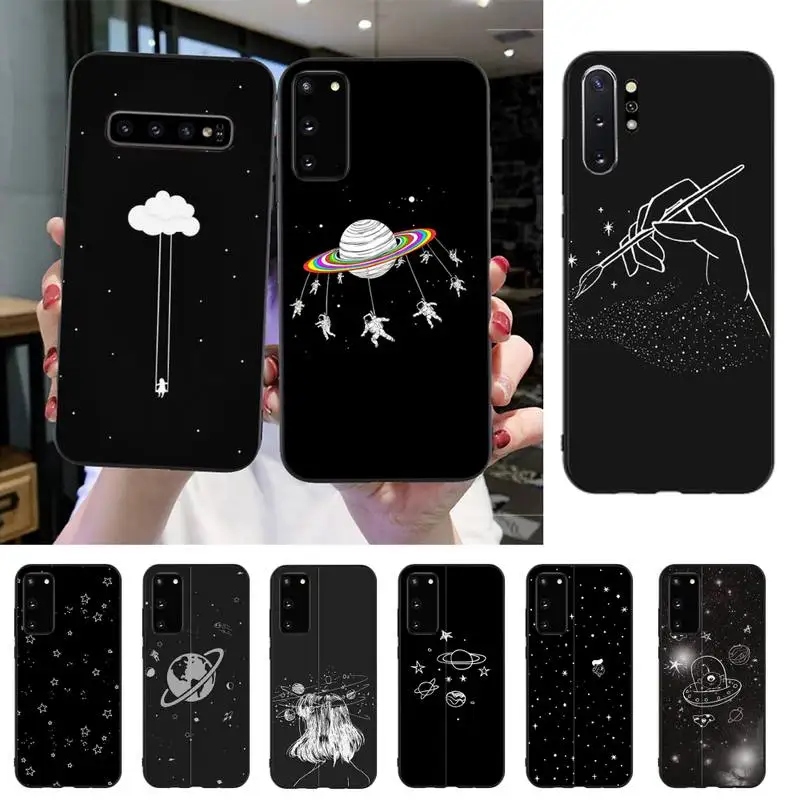 Мягкий резиновый чехол для телефона Samsung S20 S10 S8 S9 Plus S7 S6 S5 Note10 Note9 S10lite |