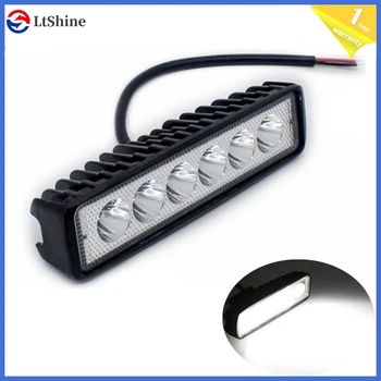 

5.9 inch 18W Offroad DRL LED Work Light Flood Beam Spotlight 12V 24V Daytime Running Light For Boat 4x4 ATV 4WD SUV Car Styling