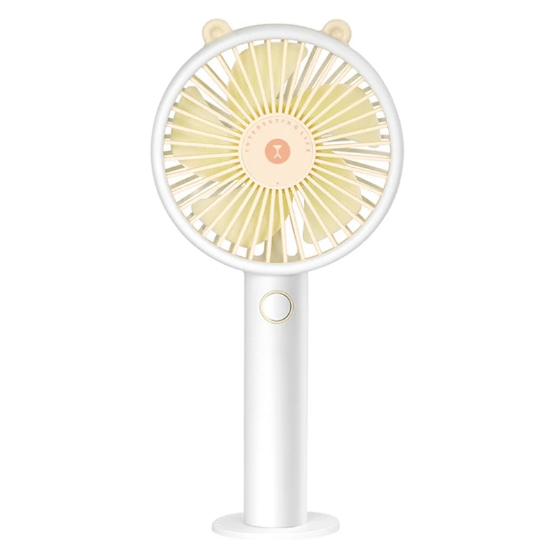

2000Mah Handheld Portable Mini Fan Usb Rechargeable Silent Small Desk Fan Outdoor Air Cooler For Home