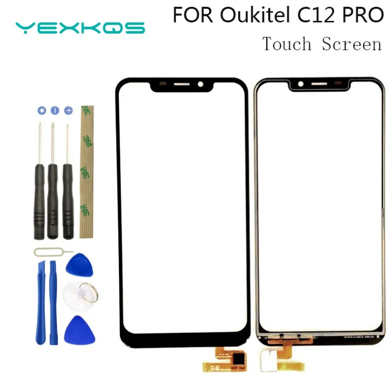 Сенсорный экран для Oukitel C12 Pro с внешней стеклянной панелью | Мобильные телефоны и