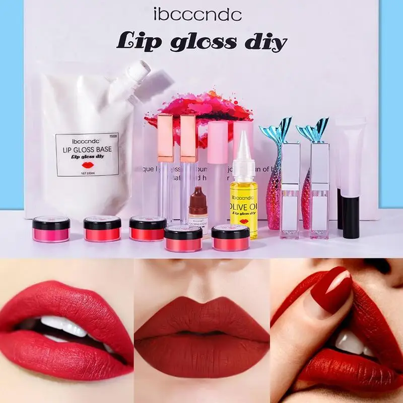 21pcs DIY Lip Gloss Making Kit Handmade Lip Gloss Base Gel Lip Tint Material Lipstick Makeup Tool Set Matte Lips Glaze 21pcs DIY Lip Gloss Making Kit Handmade Lip Gloss Base Gel Lip Tint Material Lipstick Makeup Tool Set Matte Lips Glaze