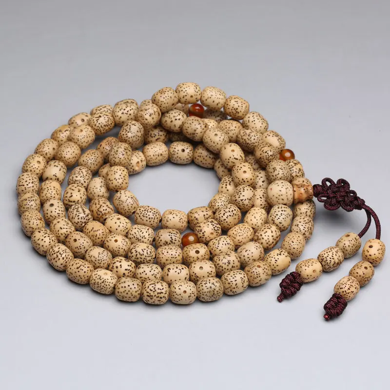 

Ecru Old Moon And Stars Bodhi Cake-Bead 7/9 Bracelets Moon And Stars Bodhi 108 Beads Buddhist Prayer Bead Moon And Stars Bodhi