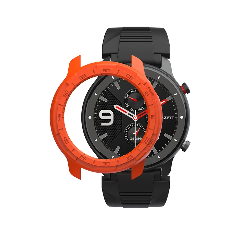 Orange Защитный чехол SIKAI для часов Huami Amazfit GTR 47 мм, высококачественный чехол для часов из ПК для Amazfit GTR 47 мм, корпус для умных часов - Цвет: Orange