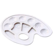 Новые варианты искусства лоток для рисования художника акварельные пластиковые палитры поставка белый