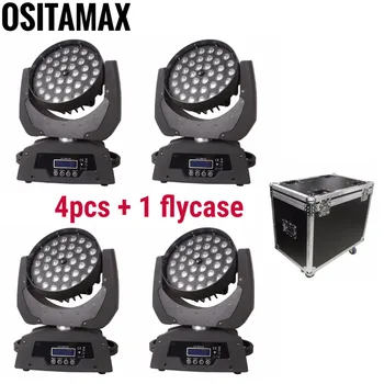 

Lyre LED Wash Zoom Moving Head Light 36x18w RGBWA UV 6IN1 DJ Lighting LED Stage Light Moving Head Wedding Lights Party Disco