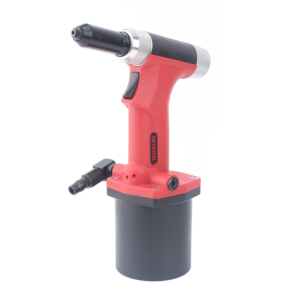 YOUSAILING S50 Pneumatic Blind Rivet Guns Red Air Riveter 2.4mm 3.2mm 4.0mm 4.8mm Industrial Level rivet gun rivet nut tool rivet gun set