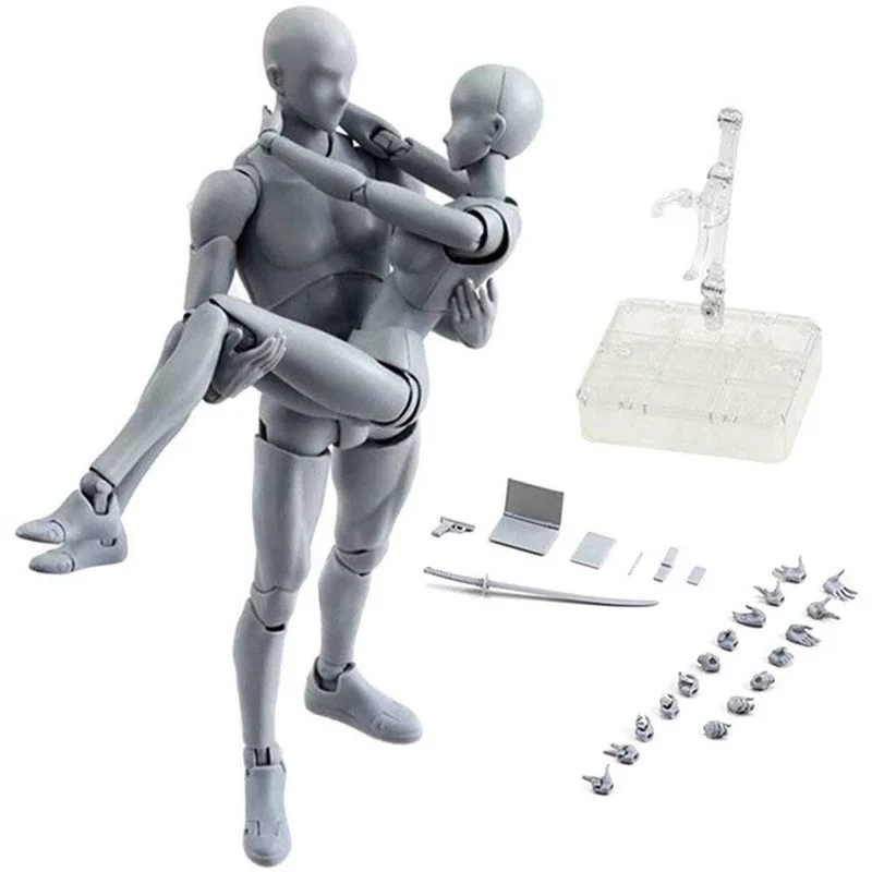 Высококачественный Кун/тело CHAN BODY KUN серый цвет Ver. Экшн фигурка из ПВХ 14