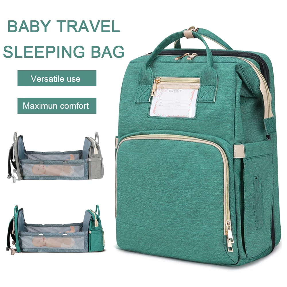 Baby Diaper Bag Backpack Bed Crib Baby Sleeping Bag For Travel Bed Diaper Pad Stroller Organizer In Stock Dropshipping Baby Diaper Bag Backpack Bed Crib Baby Sleeping Bag For Travel Bed Diaper Pad Stroller Organizer In Stock Dropshipping