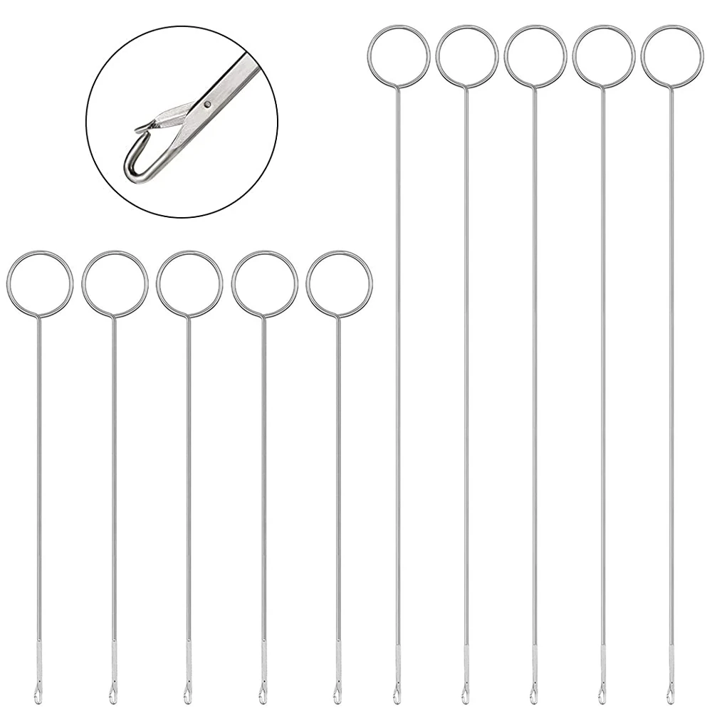 Turner Hook Anello Da Cucito Lungo 26,5 Cm | Strumento Per Girare Tubolari E Cinture | Accessorio Sartoria E Trapuntatura Fai Da Te