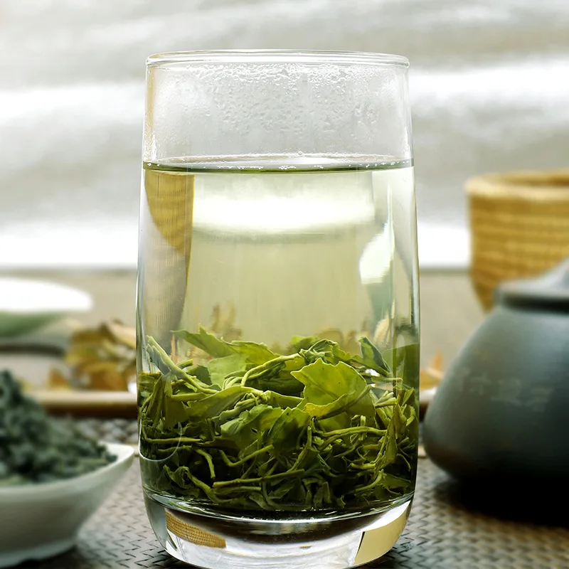 Китайский высокогорный зеленый чай настоящий органический ранний весенний чай для похудения зеленая еда забота о здоровье