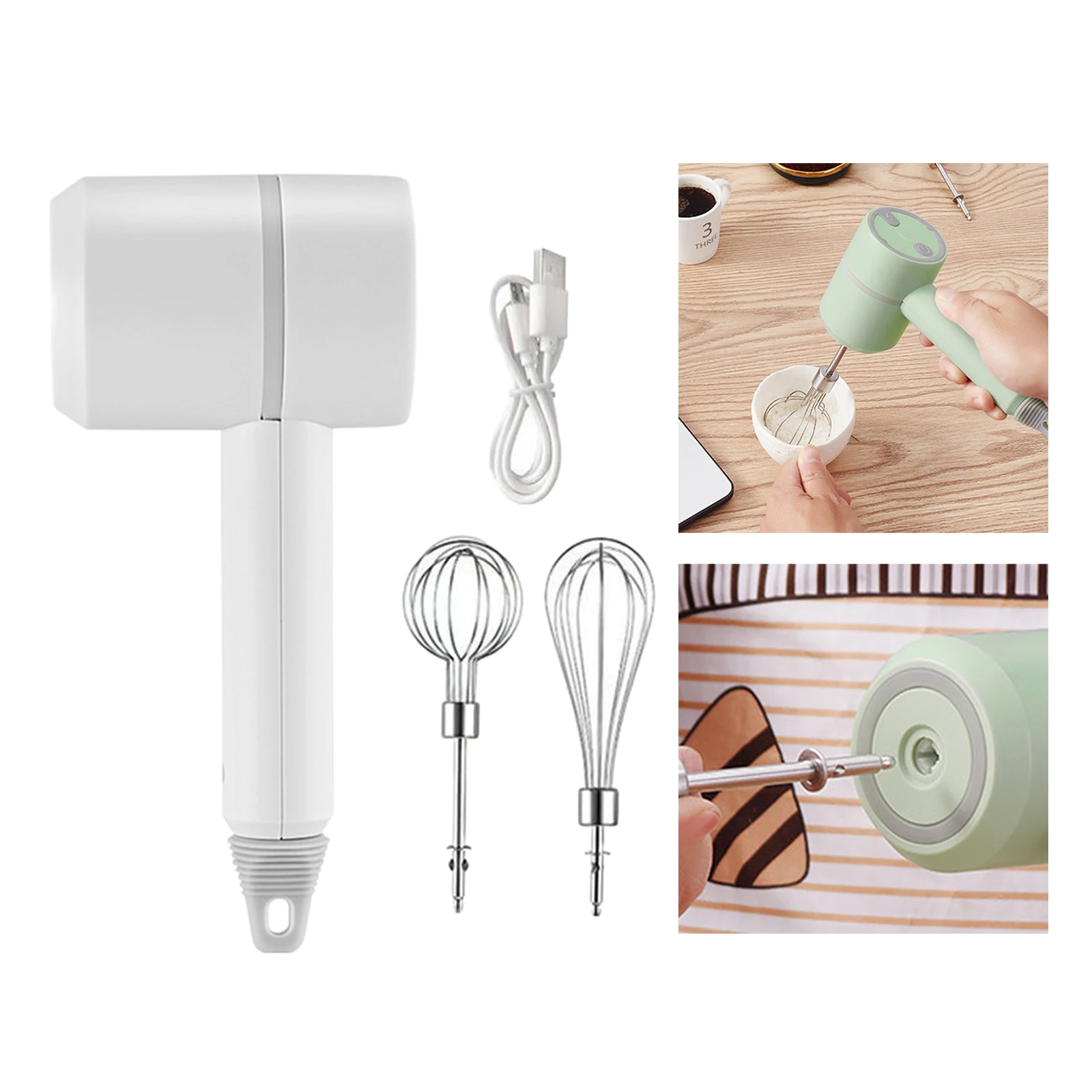 Electric Hand Mixer Lightweight High Power Kitchen Egg Beater Foamer Cake  Mixer