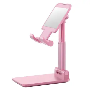 

Foxnovo Desktop Adjustable Phone Holder with Mirror Retractable Tablet Smartphone Stand