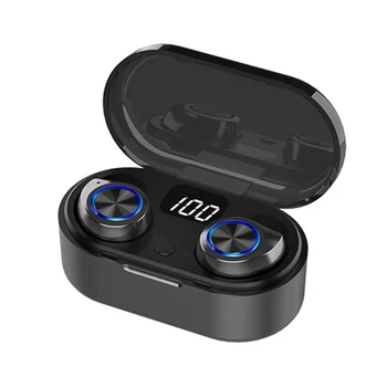 

TW80 Wireless Digital Display Private Mode In-Ear Tws Sports Bluetooth Headset 5.0 Black Technology