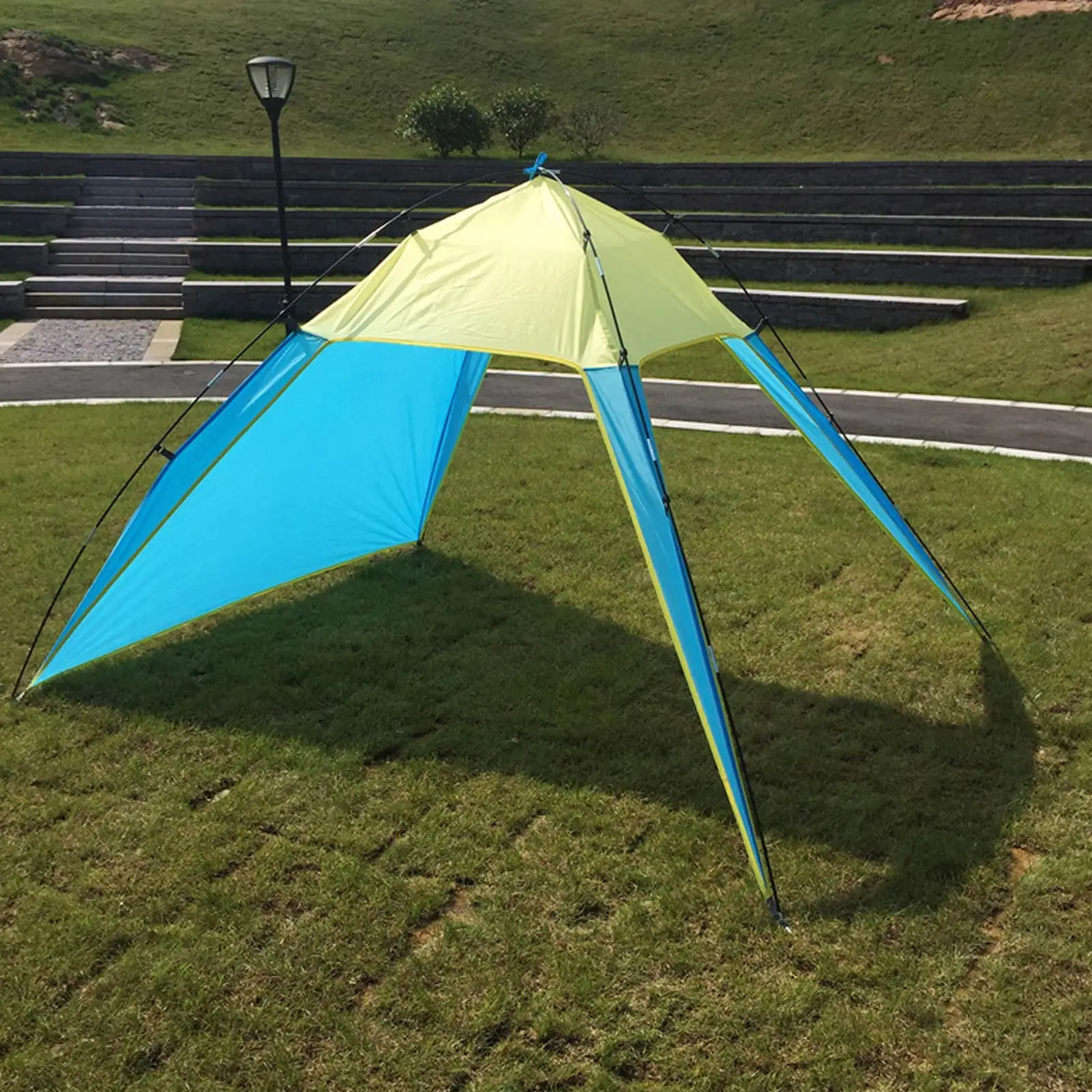 Camping Awning Tent Waterproof UV Canopy Outdoor Tourist Beach Shelter Sun Shade for Fishing Camping Travel