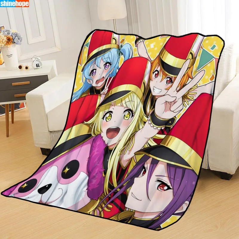 Новое поступление Bang Dream! Одеяло s печать мягкий сон одеяло на дом/диван/офис портативный дорожный Чехол одеяло